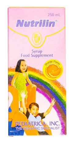 Nutrilin Food Supplement Syrup - Orange 250 ml