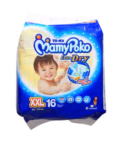 MamyPoko Baby Diapers Regular - Extra Extra Large 16 pcs /pack