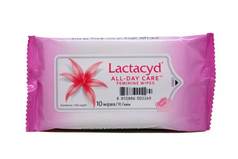 Lactacyd Feminine Wipes 10 wipes (1 pack)