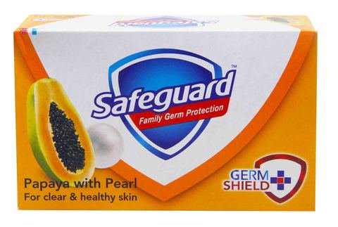 Safeguard Bar Soap Papaya With Pearl 135 g