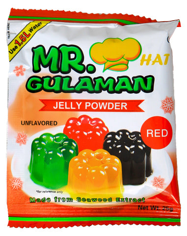 Mr. Gulaman Unflavored Red 25 g