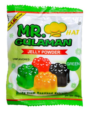 Mr. Gulaman Unflavored Green 25 g