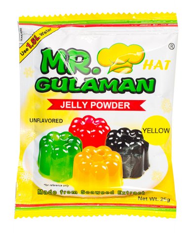 Mr. Hat Gulaman Unflavored Yellow 25 g