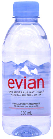 Evian Natural Spring Water 330 ml