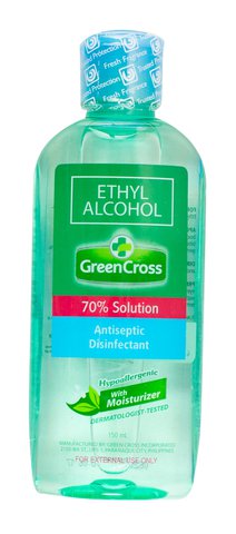 Green Cross Alcohol Ethyl 70% Solution 150 ml