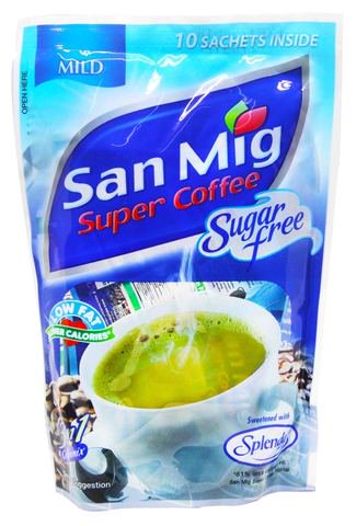 San Mig Coffee Mild Sugar Free 10 pcs /pack