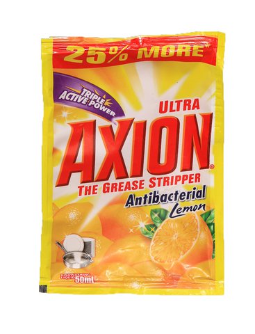 Axion Ultra The Grease Stripper Antibacterial Lemon Dishwashing Liquid 50 ml
