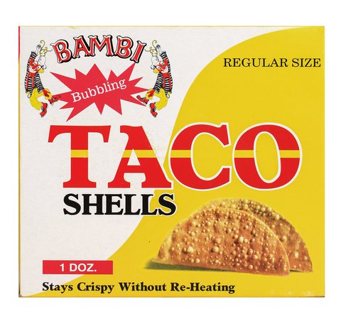 Bambi Bubbling Tacos Shells 12 pcs /pack