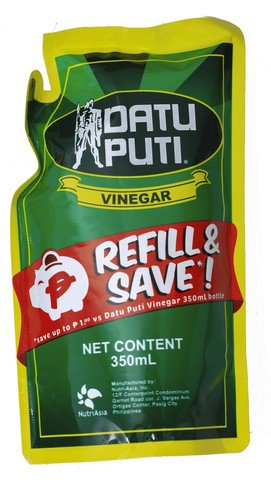 Datu Puti White Vinegar Jumbo 350 ml