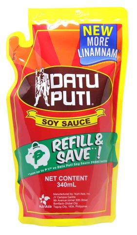 Datu Puti Soy Sauce Jumbo 340 ml