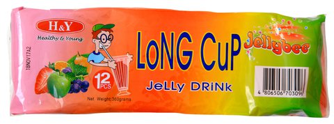 H&amp;Y (Healthy &amp; Young) Long Cup Jelly ( 12pcs) 360 g