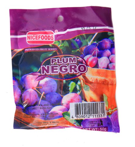 Nicefoods Plum Negro 50 g