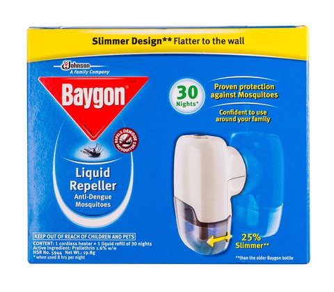 Baygon Liquid Mosquito Repeller Starter 1 box