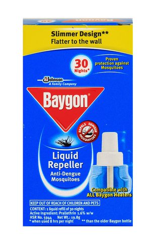 Baygon Liquid Mosquito Repellant Refill 1 pc