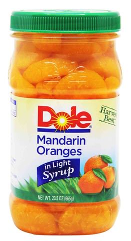 Dole Fruit Jar Mandarin 665 g
