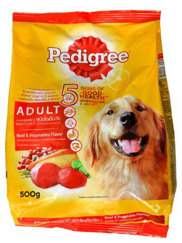 Pedigree Dry Adult Beef Dog Food 500 g