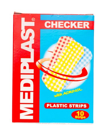 Mediplast Checker Plastic Strips 10 strips /pack