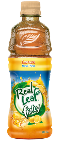 Real Leaf Frutcy Lemon Ice Tea 480 ml