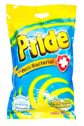 Pride Detergent Powder Antibacterial High Foam 2 kg