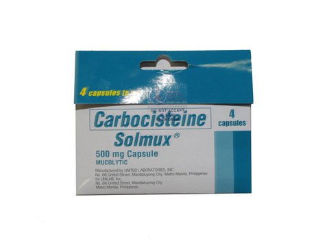 Solmux Carbocisteine Capsule 50 mg 4 pcs /pack