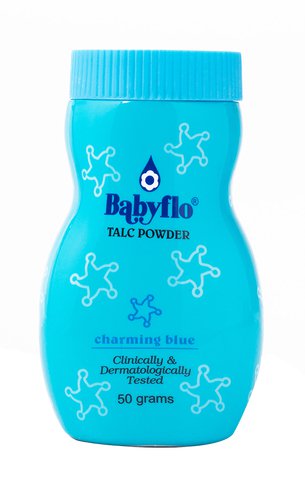 Babyflo Talc Powder Charming Blue 50 g
