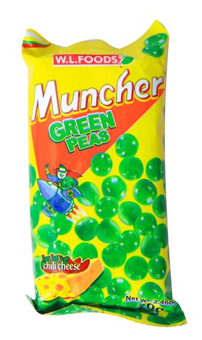 Muncher Green Peas Chili Chese 70 g