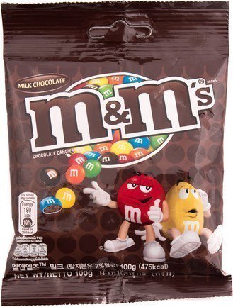 M&amp;M's Milk Pegpack 100 g