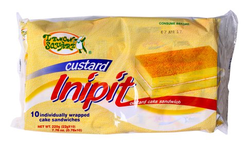 Lemon Square Inipit Custard Cake (10 pcs) 220 g