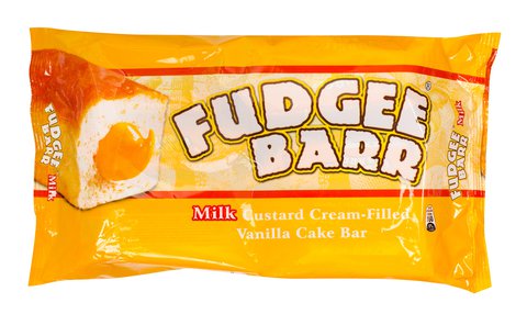 Fudgee Bar Milk Custard Cream Filled Vanilla Cake Bar 40 g