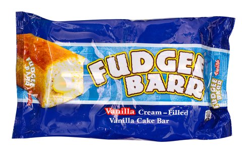 Fudgee Bar Milk Vanilla Cream Filled Vanilla Cake Bar 40 g