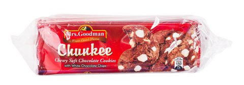 Chunkee Chewy Soft Chocolate Cookies With Chocolate Chips 10 pcs /pack (350 g)