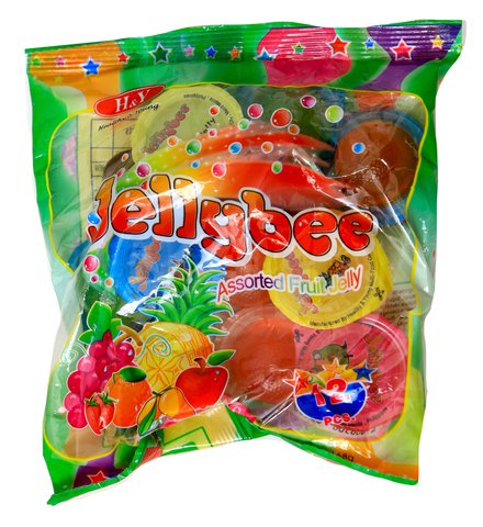 Jellybee Assorted Fruit Jelly (12pcs) 168 g