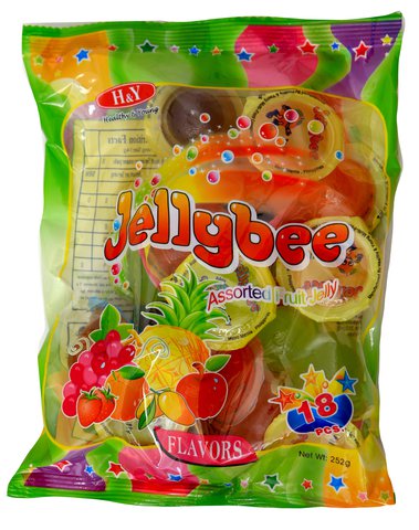Jellybee Assorted Fruit Jelly Assorted 252 g