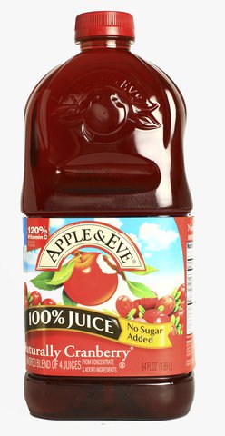 Apple & Eve Cranberry Juice No Sugar Added 64 oz