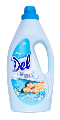 Del With Fragrance Pearls Fabric Softener Blue 1 l