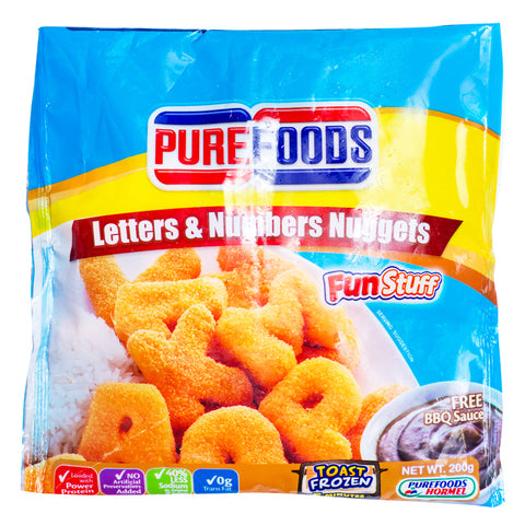 Purefoods Letters &amp; Numbers Nuggets 200 g