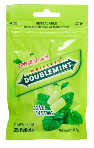 Wrigley's Doublemint Resealable Pack 36.5 g