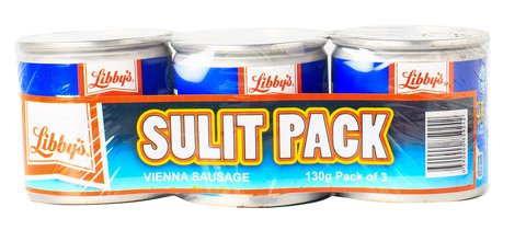 Libbys Vienna Sausage Sulit Pack 1 pack(130 g /can)