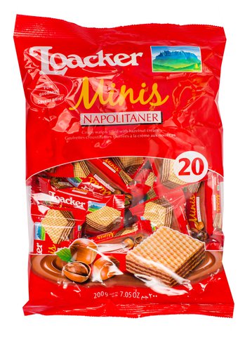 Loacker Minis Napolitaner Wafer Cookies 200 g