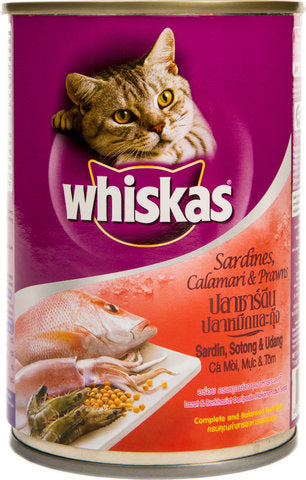 WHISKAS Sardines Cat Food 400 g