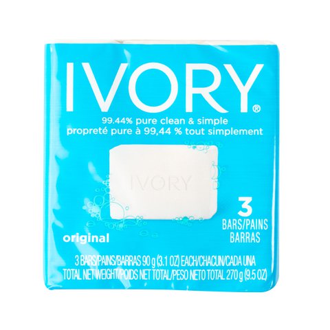 Ivory Body Soap Simply White 3 pcs /pack