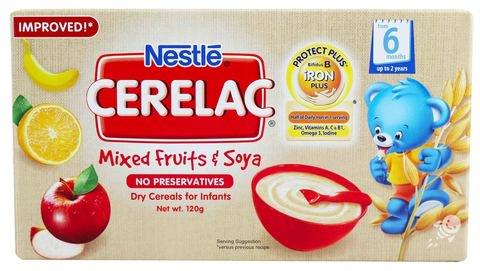 Cerelac Mixed Fruits &amp; Soya 120 g