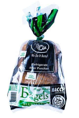 Village Gourmet Blueberry Bagels 360 g