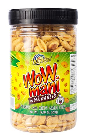 Wow Mani Garlic Peanut 550 g