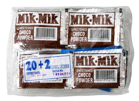 Mikmik Choco Sweetened Powder 22 pcs /pack