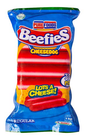 Beefies Cheesedog Lots A Cheese Regular 1 kg