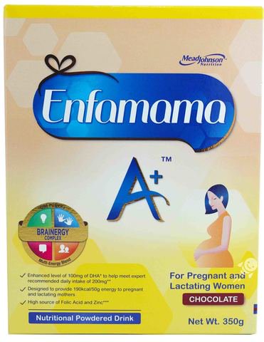 Enfamama A+ Chocolate Nutritional Powdered Milk 350 g