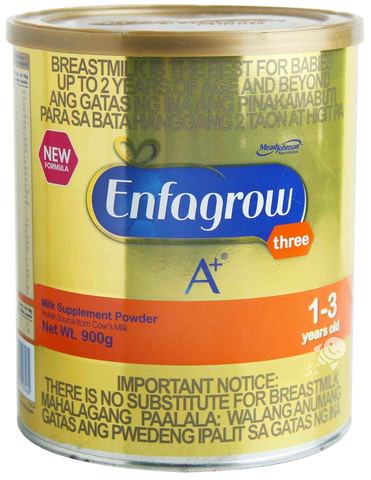 Enfagrow A+ Three Powdered Milk Drink (1-3 Years Old) 900 g