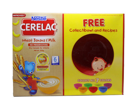 Cerelac Wheat Banana &amp; Milk 250 g