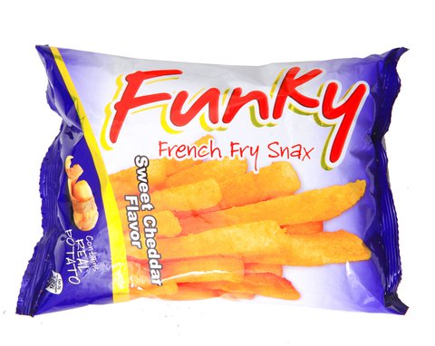 Funky French Fry Snack Sweet Cheddar Flavor 26 g